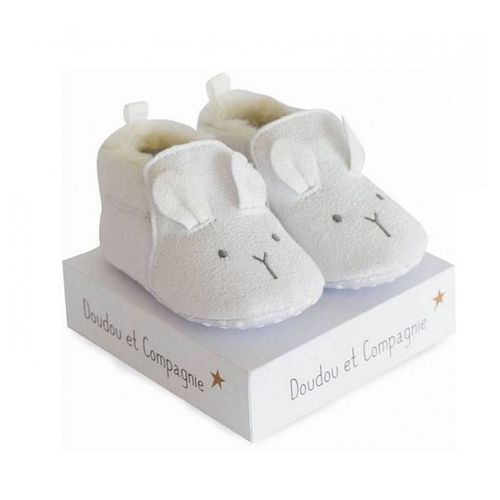 Chausson Lapin Bebe Blanc