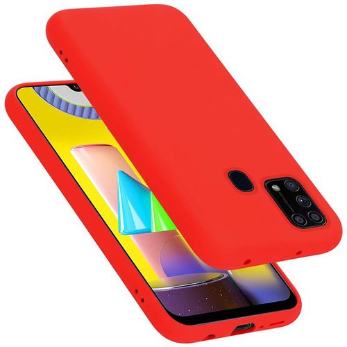 Cadorabo Housse Compatible Avec Samsung Galaxy M31 En Liquid Red - Étui De Protection En Silicone Tpu Flexible