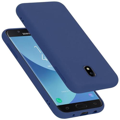 Cadorabo Housse Compatible Avec Samsung Galaxy J7 2017 En Liquid Blue - Étui De Protection En Silicone Tpu Flexible