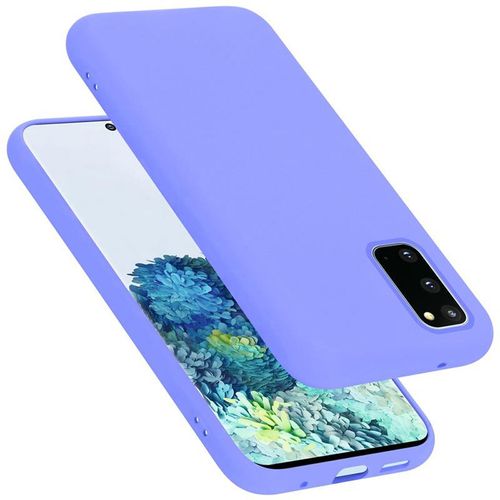 Cadorabo Housse Compatible Avec Samsung Galaxy S20 En Liquid Light Purple - Étui De Protection En Silicone Tpu Flexible