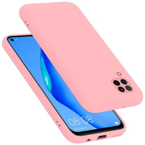 Coque Pour Huawei Nova 6 Se / P40 Lite / Nova 7i En Liquid Pink Housse De Protection Étui En Silicone Tpu Flexible
