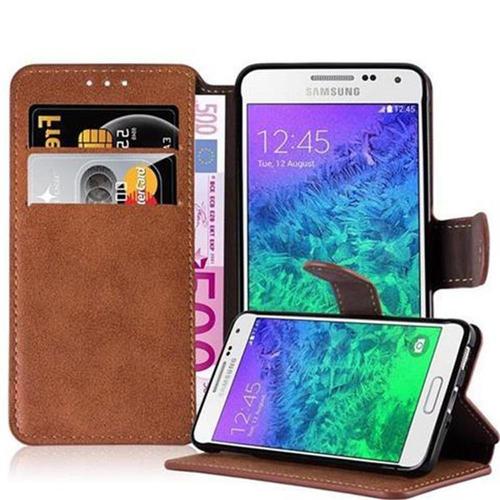 Coque Pour Samsung Galaxy Alpha Housse Etui Protection Rétro Pochette