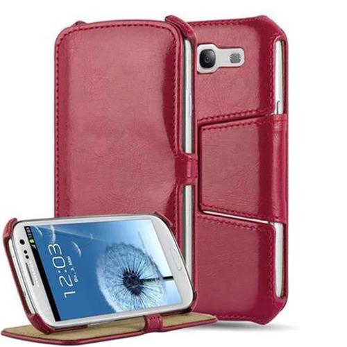 Cadorabo Housse Compatible Avec Samsung Galaxy S3 / S3 Neo En Rouge Passion - Étui De Protection Sans Fermeture Magnétique Avec Fonction De Support Et Support D'angle