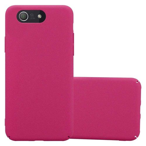 Cadorabo Housse Compatible Avec Sony Xperia Z3 Compact En Frosty Rose Vif - Hard Case Étui De Protection À L'aspect Givré Contre Les Rayures Et Les Chocs