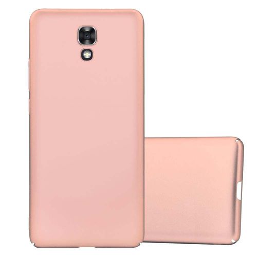 Coque Pour Lg X Screen En Metallic Or Rose Hard Case Housse De Protection Étui D'aspect Métallique Contre Les Rayures Et Les Chocs