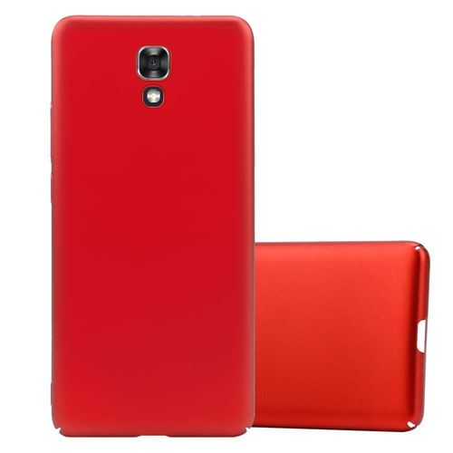 Cadorabo Housse Compatible Avec Lg X Screen En Metallic Rouge - Hard Case Étui De Protection D'aspect Métallique Contre Les Rayures Et Les Chocs
