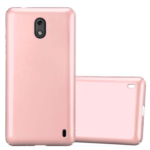 Cadorabo Housse Compatible Avec Nokia 2 2017 En Metallic Or Rose - Hard Case Étui De Protection D'aspect Métallique Contre Les Rayures Et Les Chocs