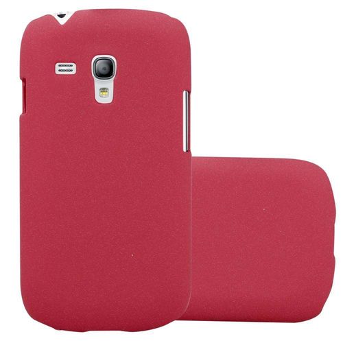 Coque Pour Samsung Galaxy S3 Mini En Frosty Rouge Hard Case Housse De Protection Étui À L'aspect Givré Contre Les Rayures Et Les Chocs