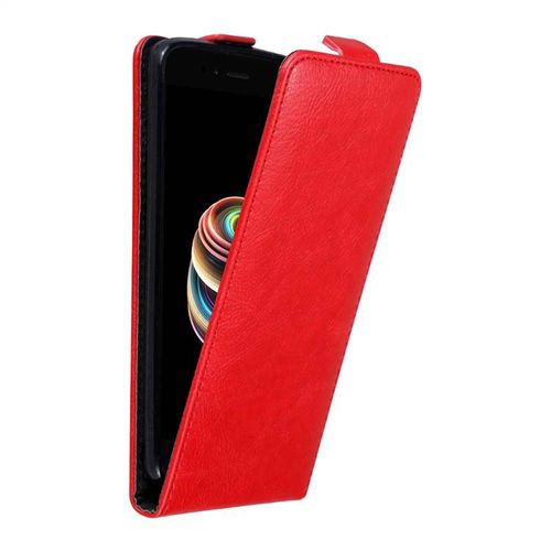 Cadorabo Housse Compatible Avec Xiaomi Mi A1 / Mi 5x En Rouge De Pomme - Étui De Protection Au Design Flip Avec Fermeture Magnétique