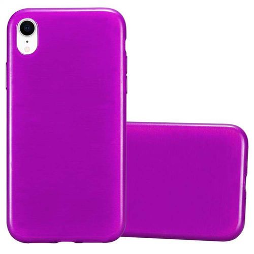 Cadorabo Housse Compatible Avec Apple Iphone Xr En Lilas - Étui De Protection En Silicone Tpu Flexible Au Design Brossé