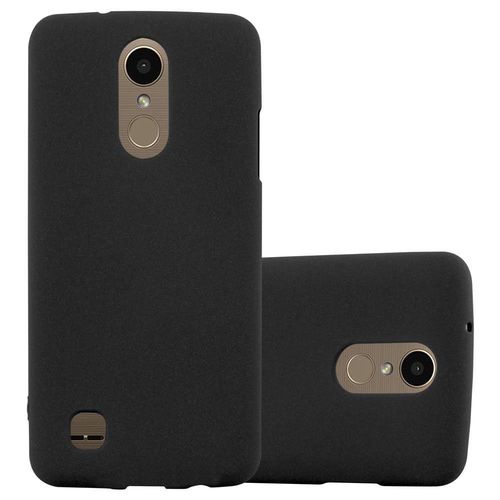 Coque Pour Lg K10 2017 Us Version En Frost Noir Housse De Protection Étui En Silicone Tpu Flexible