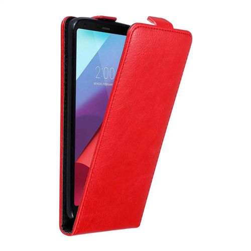 Cadorabo Housse Compatible Avec Lg G6 En Rouge De Pomme - Étui De Protection Au Design Flip Avec Fermeture Magnétique