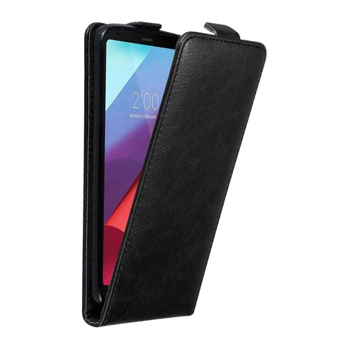 Coque Pour Lg G6 En Noir Nuit Housse De Protection Étui Au Design Flip Avec Fermeture Magnétique