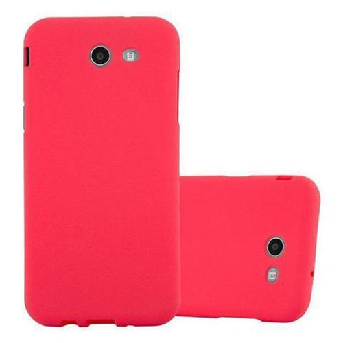 Coque Pour Samsung Galaxy J3 2017 Us Version En Frost Rouge Housse De Protection Étui En Silicone Tpu Flexible