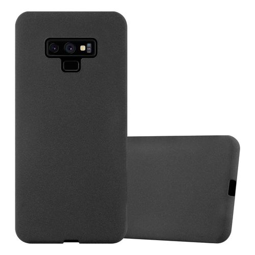 Coque Pour Samsung Galaxy Note 9 En Frost Noir Housse De Protection Étui En Silicone Tpu Flexible