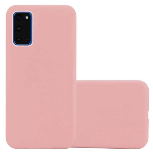 Cadorabo Housse Compatible Avec Samsung Galaxy S20 En Candy Rose Vif - Étui De Protection En Silicone Tpu Flexible