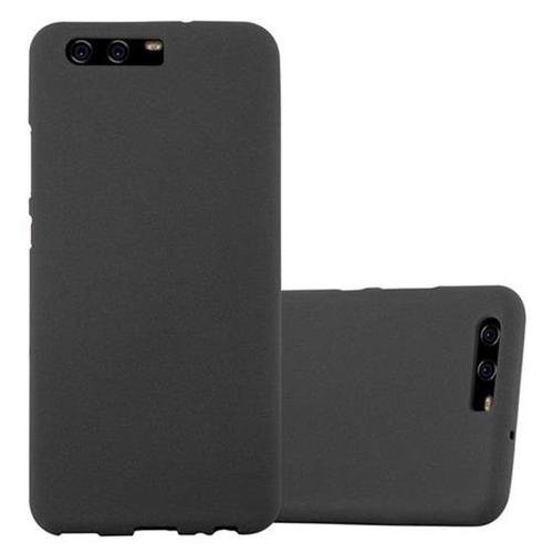 Cadorabo Housse Compatible Avec Huawei P10 En Frost Noir - Étui De Protection En Silicone Tpu Flexible