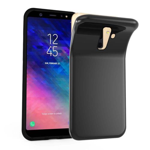 Cadorabo Housse Compatible Avec Samsung Galaxy A6 Plus 2018 En Noir - Étui De Protection En Silicone Tpu Flexible
