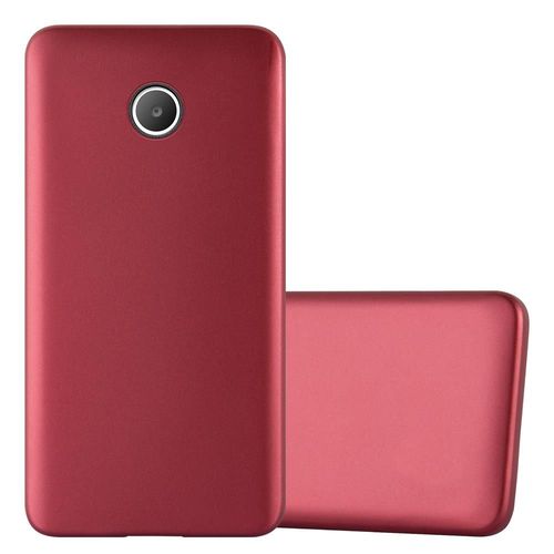 Cadorabo Housse Compatible Avec Huawei Y3 / Y3c / Y330 / Y331 / Y360 En Metallic Rouge - Étui De Protection En Silicone Tpu Flexible