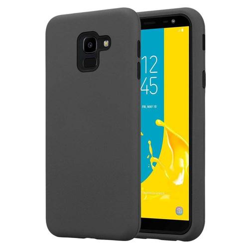 Cadorabo Housse Compatible Avec Samsung Galaxy J6 2018 En Gris Quartz - Étui De Protection Hybride Avec Intérieur En Silicone Tpu Et Extérieur En Plastique En 2 Parties