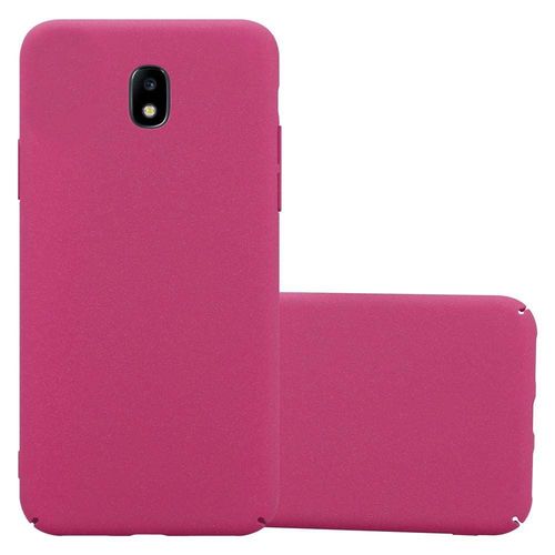 Cadorabo Housse Compatible Avec Samsung Galaxy J5 2017 En Frosty Rose Vif - Hard Case Étui De Protection À L'aspect Givré Contre Les Rayures Et Les Chocs