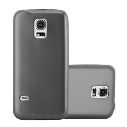 Coque Pour Samsung Galaxy S5 / S5 Neo En Metallic Gris Housse De Protection Étui En Silicone Tpu Flexible