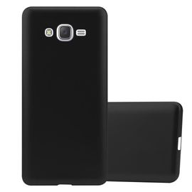 Cadorabo Housse Compatible Avec Samsung Galaxy J7 2015 En Metallic Noir - Étui De Protection En Silicone Tpu Flexible