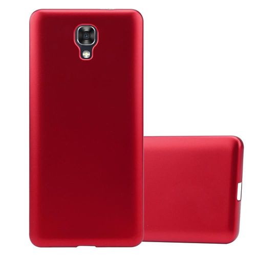 Cadorabo Housse Compatible Avec Lg X Screen En Metallic Rouge - Étui De Protection En Silicone Tpu Flexible