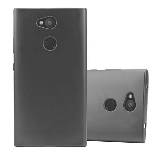 Coque Pour Sony Xperia L2 En Metallic Gris Housse De Protection Étui En Silicone Tpu Flexible