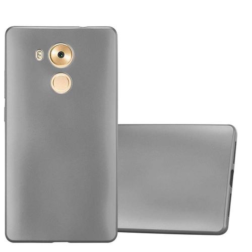 Cadorabo Housse Compatible Avec Huawei Mate 8 En Metallic Gris - Étui De Protection En Silicone Tpu Flexible
