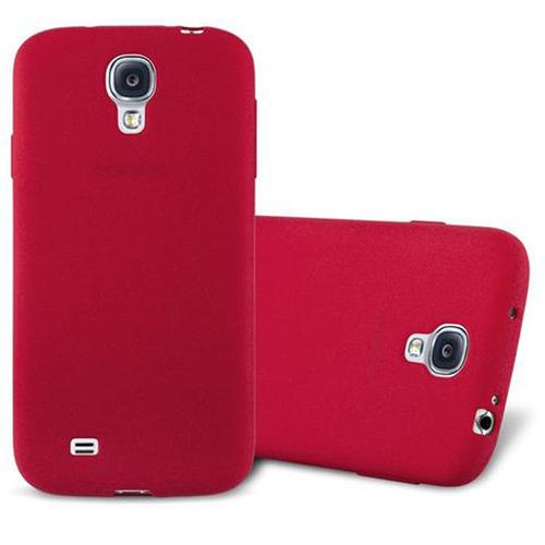 Cadorabo Housse Compatible Avec Samsung Galaxy S4 En Frost Rouge - Étui De Protection En Silicone Tpu Flexible