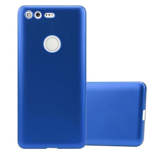 Coque Pour Google Pixel En Bleu Métallique Housse De Protection Étui En Silicone Tpu Flexible
