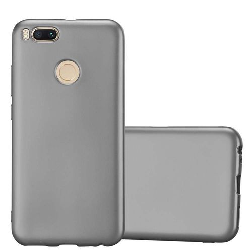 Cadorabo Housse Compatible Avec Xiaomi Mi A1 / Mi 5x En Metallic Gris - Étui De Protection En Silicone Tpu Flexible