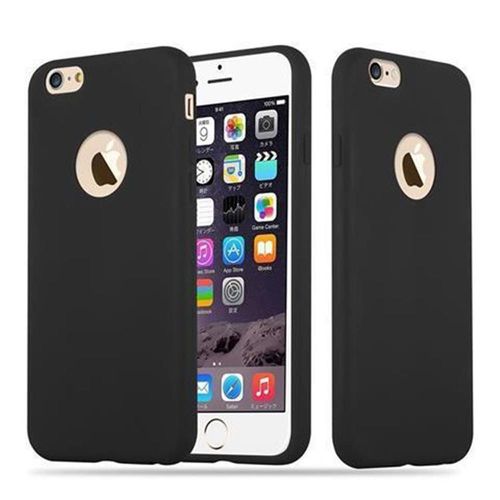 Coque Pour Apple Iphone 6 Plus / 6s Plus En Candy Noir Housse De Protection Étui En Silicone Tpu Flexible