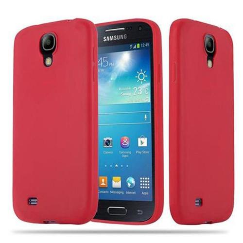 Coque Pour Samsung Galaxy S4 En Candy Rouge Housse De Protection Étui En Silicone Tpu Flexible