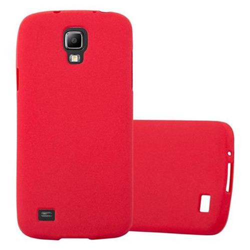 Coque Pour Samsung Galaxy S4 Active En Frost Rouge Housse De Protection Étui En Silicone Tpu Flexible