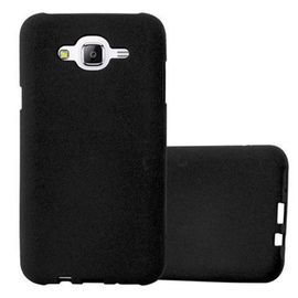 Coque Pour Samsung Galaxy J7 2015 En Frost Noir Housse De Protection Étui En Silicone Tpu Flexible
