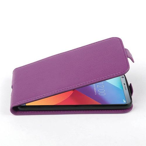 Coque Pour Lg G6 En Orchidée Violets Housse De Protection Étui Au Design Flip En Similicuir Structuré