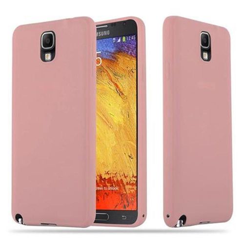 Cadorabo Housse Compatible Avec Samsung Galaxy Note 3 En Candy Rose Vif - Étui De Protection En Silicone Tpu Flexible