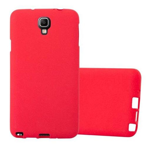 Cadorabo Housse Compatible Avec Samsung Galaxy Note 3 Neo En Frost Rouge - Étui De Protection En Silicone Tpu Flexible