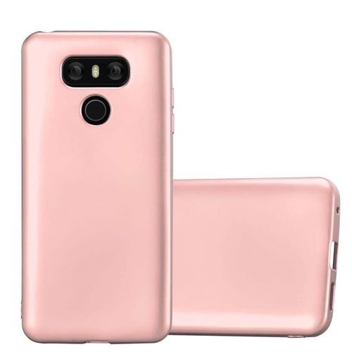 Cadorabo Housse Compatible Avec Lg G6 En Metallic Or Rose - Étui De Protection En Silicone Tpu Flexible