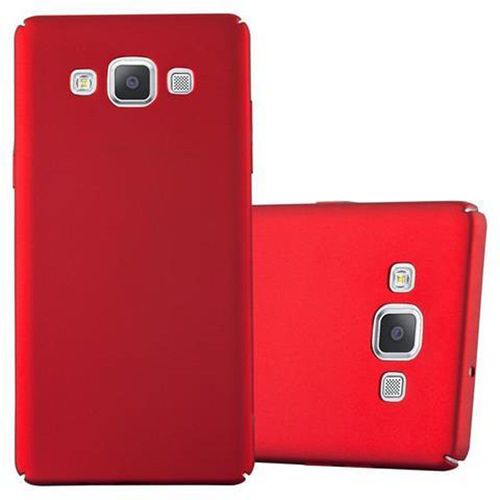 Cadorabo Housse Compatible Avec Samsung Galaxy A5 2015 En Metallic Rouge - Hard Case Étui De Protection D'aspect Métallique Contre Les Rayures Et Les Chocs