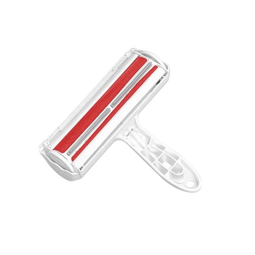 Intirilife Épilateur À Poils D'animaux En Rouge - Rouleau Anti-Peluches Pour Chiens Et Chats, Rouleau Anti-Peluches Réutilisable
