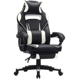 Songmics fauteuil gamer, chaise gaming, siège de bureau réglable