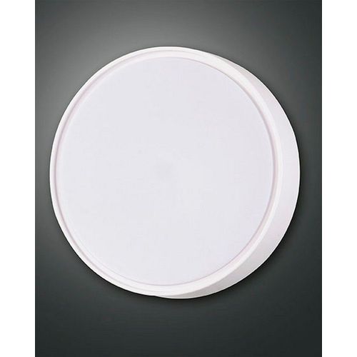 Fabas Luce Hatton Downlight Extérieur Led Monté En Surface, Verre Blanc, Ip65