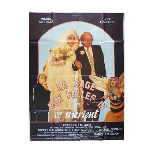 La cage aux folles 3  affiche cinema 120x160 multicolore