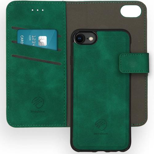 Imoshion Etui De Téléphone De Type Portefeuille 2-En-1 Iphone Se (2022 / 2020) / 8 / 7 / 6(S) Vert Foncé