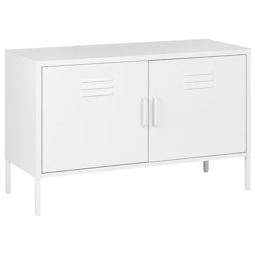Buffet En Métal Blanc À 2 Portes Uria