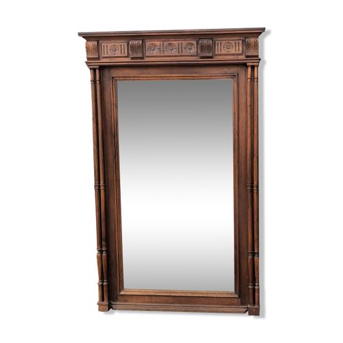 Miroir trumeau bois