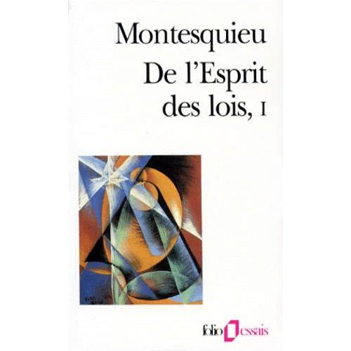 De L'esprit Des Lois - Tome 1